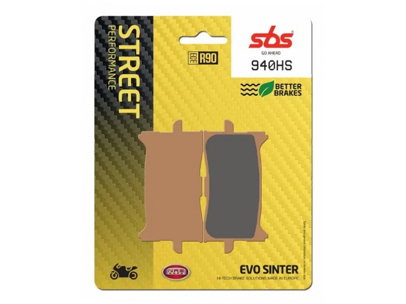 Гальмівні колодки SBS Performance Brake Pads / HHP, Sinter 940HS